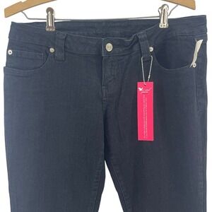 Y2K Wet Seal Low Rise Skinny Jeans Juniors 11R Dark Wash Bella Emo VTG NWT